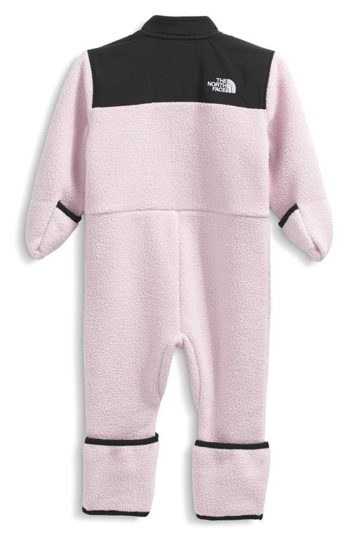 The North Face Denali Fleece Romper, Mittens & Booties Set In Multi