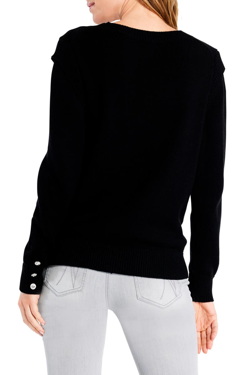 NIC+ZOE Playful Cuff Sweater, Alternate, color,