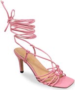 CHASE AND CHLOE Ankle Tie Sandal