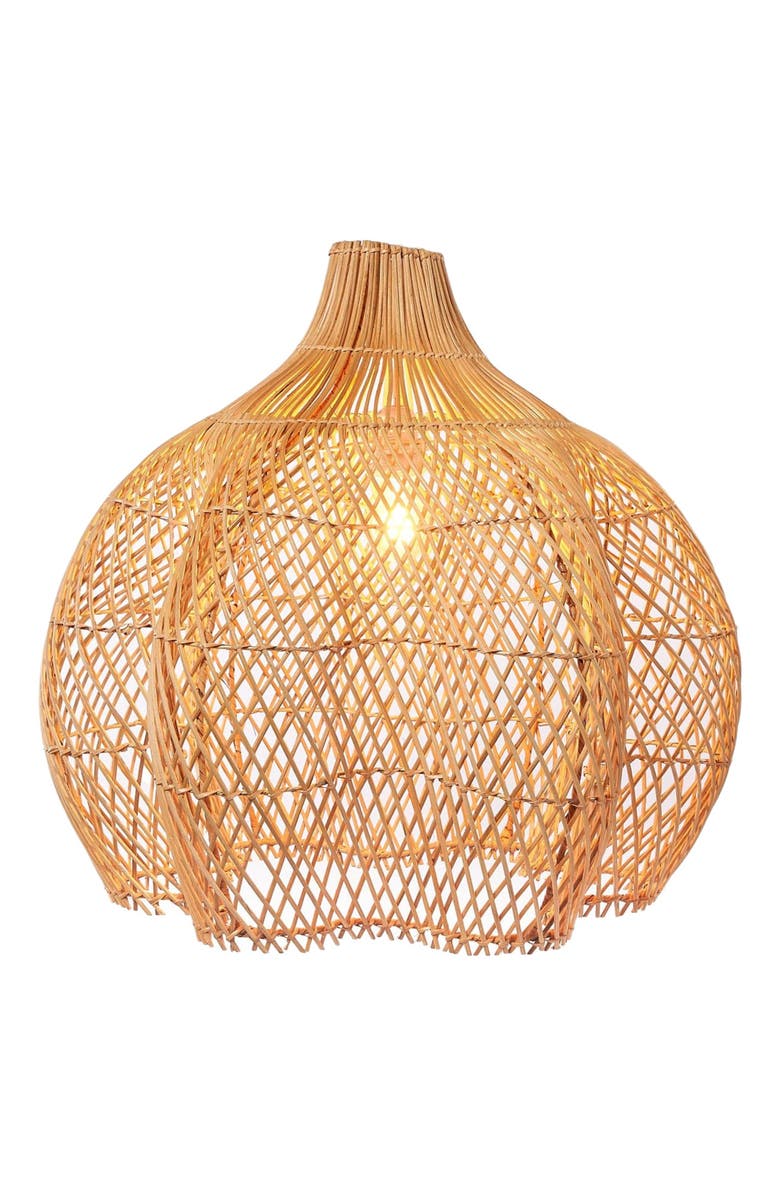 The Artisan & Company Whipped Rattan Pendant Hanging Light, Main, color, Natural