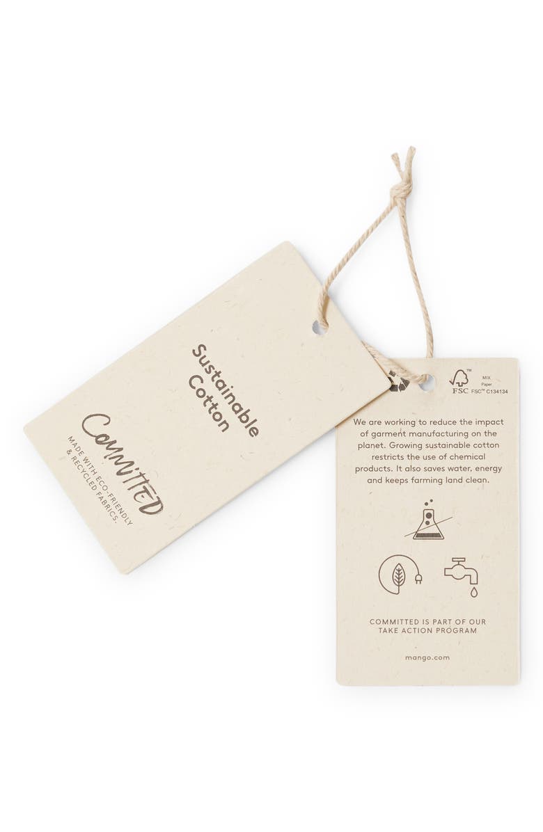 MANGO Essential Cotton Blend Button-Up Shirt, Alternate, color, 