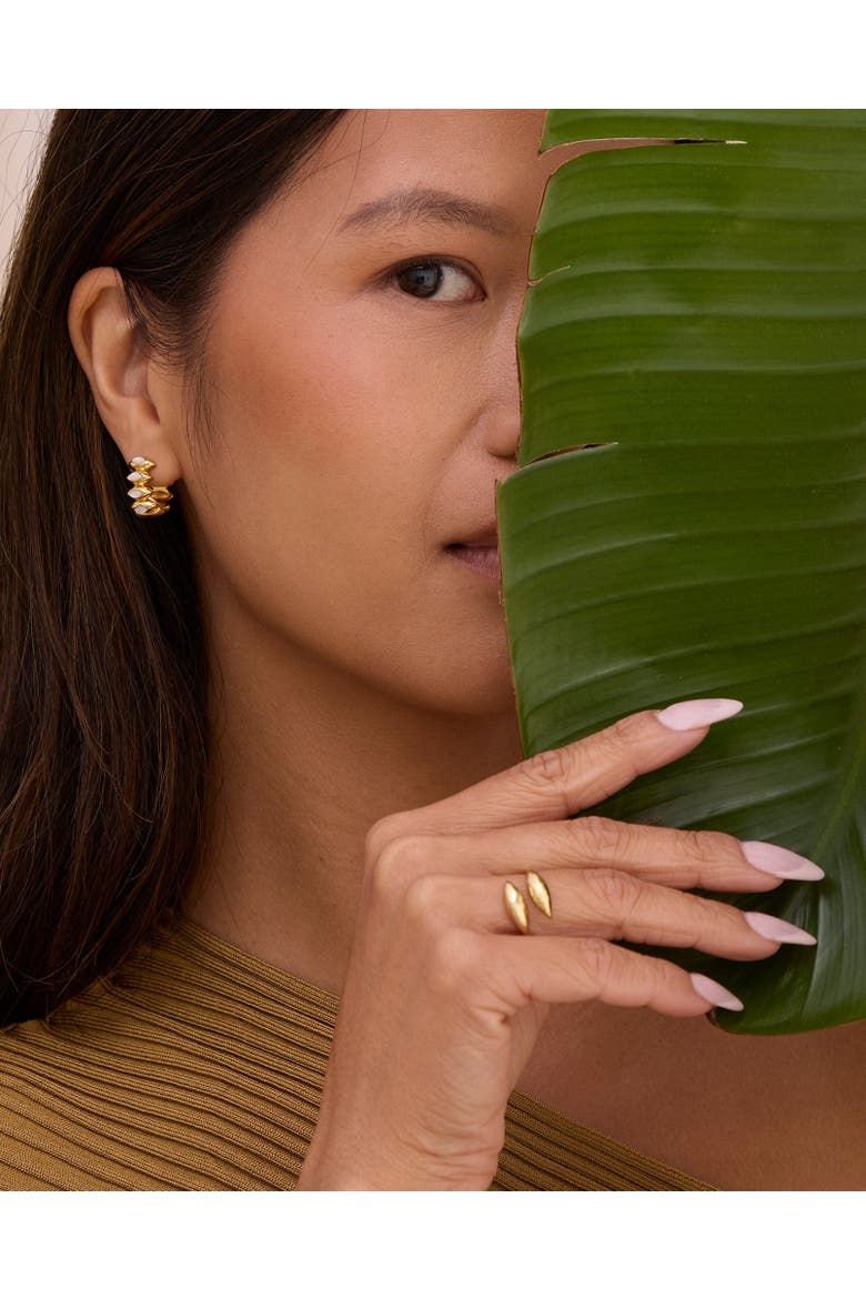 Orchid Open Ring, Alternate, color, Gold