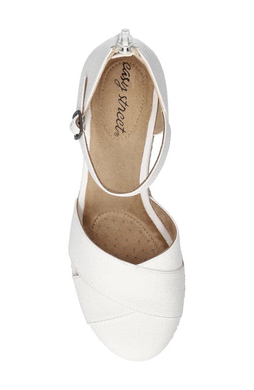 EASY STREET EASY STREET COAST ESPADRILLE WEDGE SANDAL