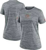 Nike Women's Nike Gray Kansas City Chiefs Sideline Velocity Performance T-Shirt