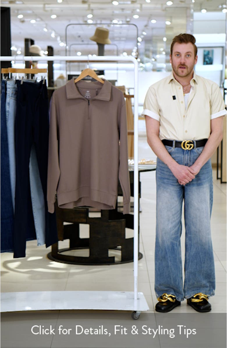 Antiodor Half Zip Performance Sweatshirt, sales video thumbnail