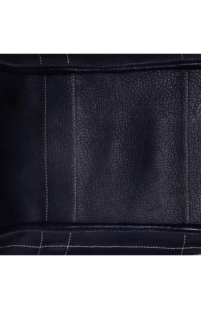 Pre-Owned Hermes Garden Party Tote Toile and Leather 36, Alternate, color, Bleu Marine