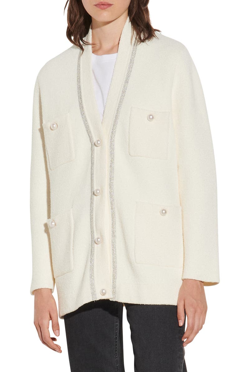 SANDRO Cardi Coat, Main, color, 