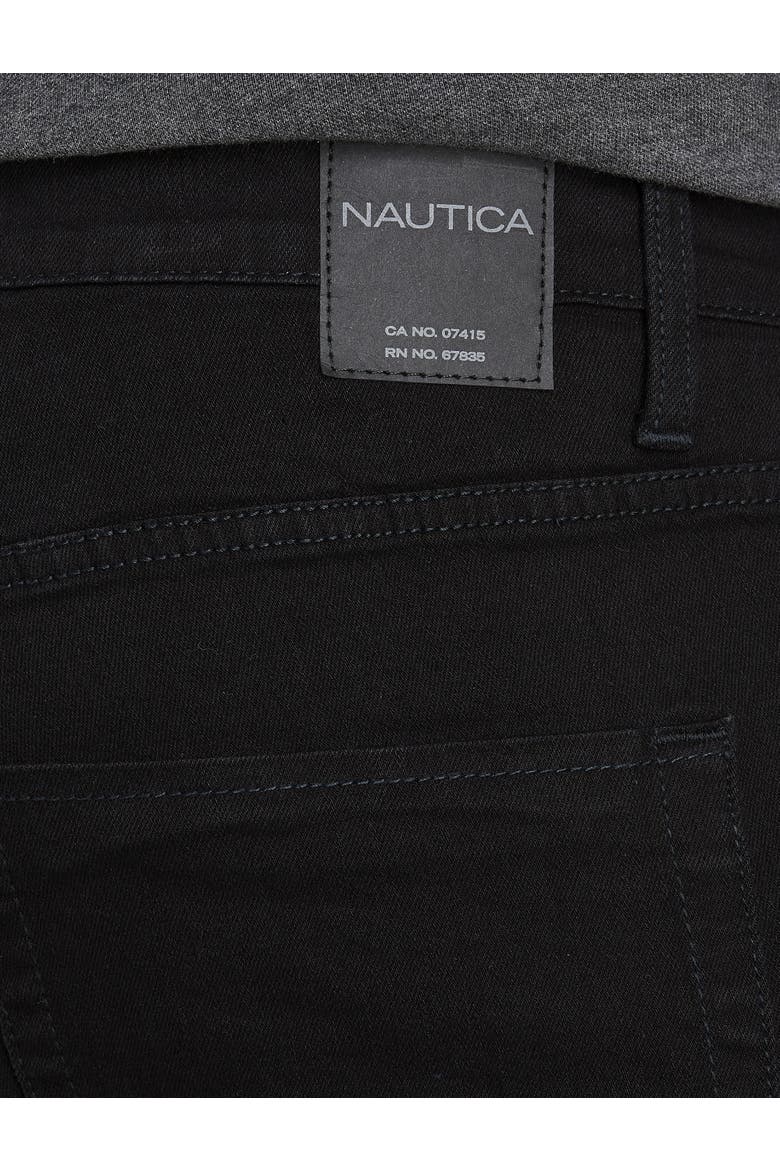Big & Tall  Stretch Denim Jeans, Alternate, color, BLACK DENIM