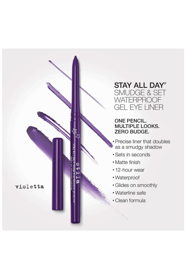 Stay All Day® Smudge & Set Waterproof Gel Eyeliner, Alternate, color, VIOLETTA