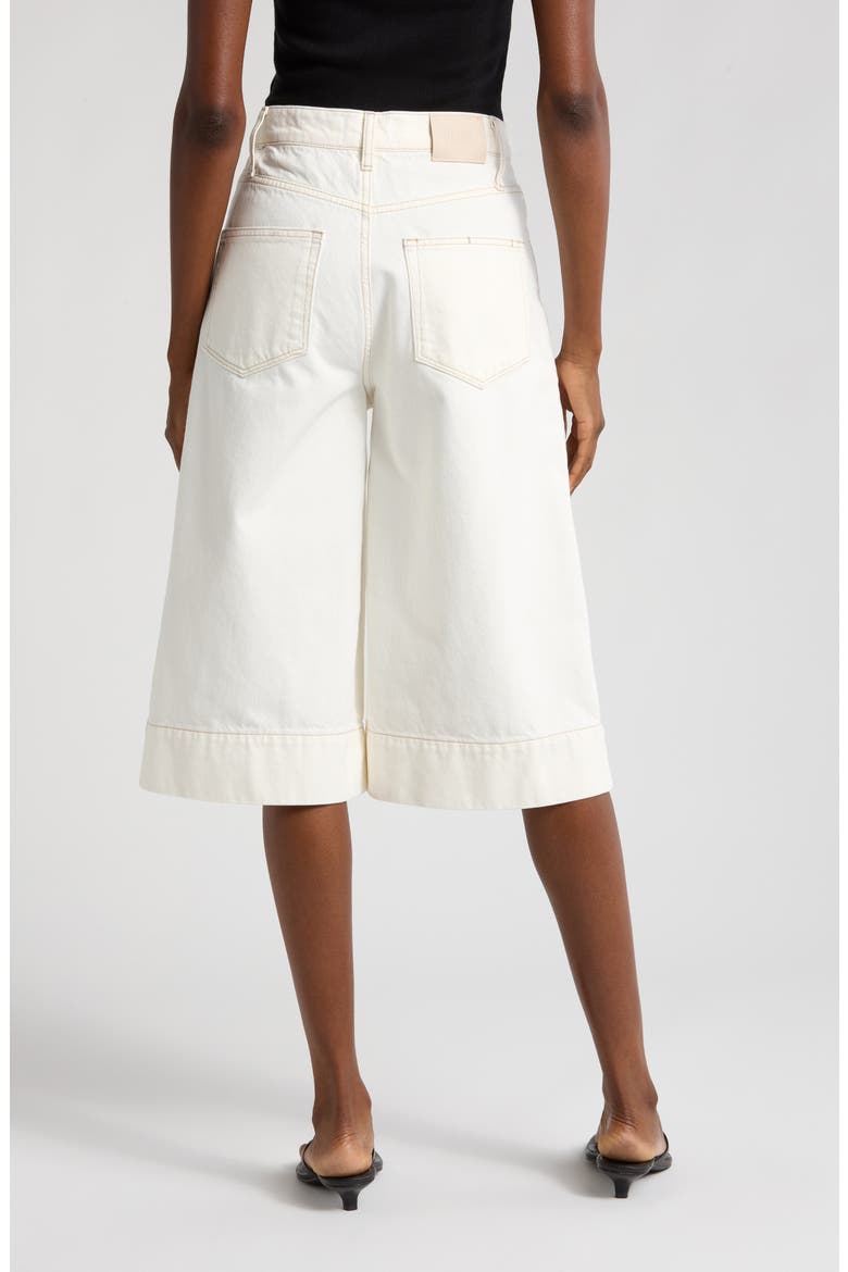 Eva Gaucho Wide Leg Jeans, Alternate, color, CONTRAST ECRU