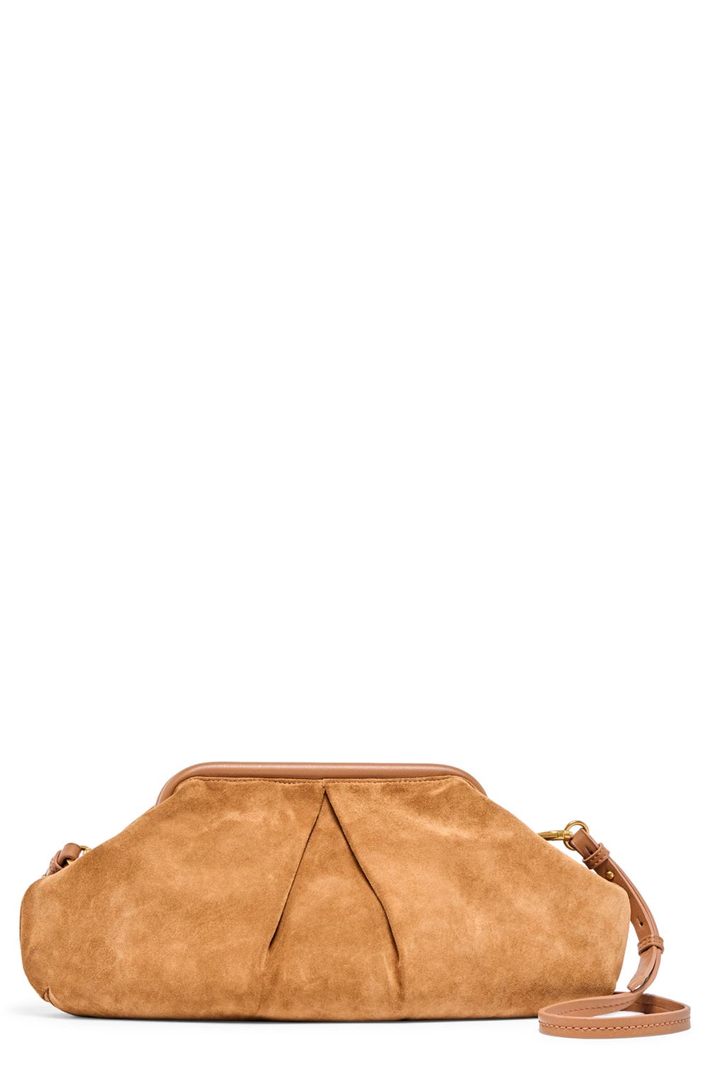 Sahara Frame Clutch, color, COGNAC