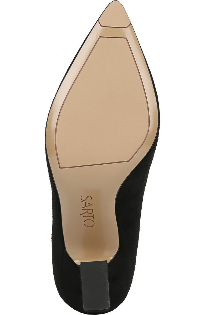 SARTO by Franco Sarto Sasha Pointy Toe Genuine Calf Hair Pump, Alternate, color,