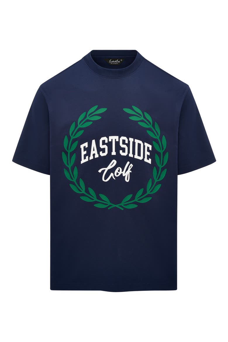 Club Crest Graphic T-Shirt, Main, color, NAVY
