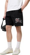 Burberry Heart Knight Cotton Shorts