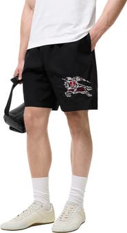 Burberry Heart Knight Cotton Shorts