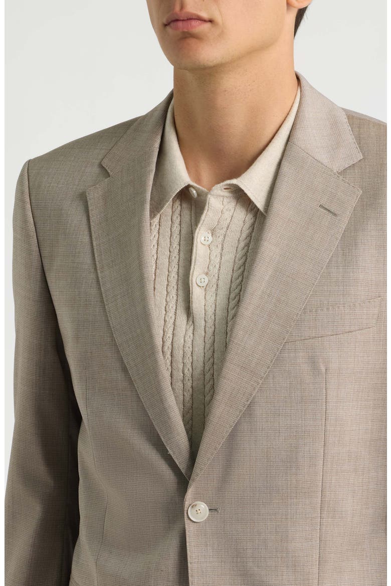 Virgin Wool Suit, Alternate, color, MEDIUM BEIGE