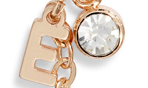 Bp. Love Charm Necklace In Gold Crystal