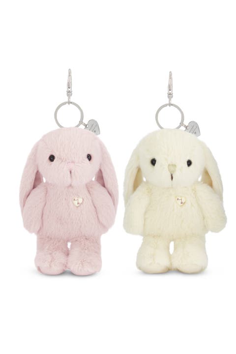 Penelope the Bunny Set of 2 Plush BFF Keychains