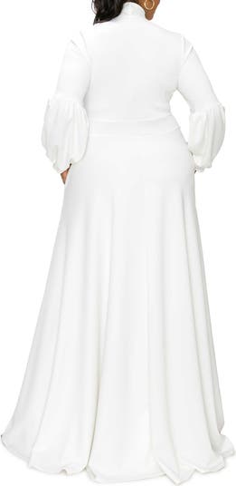 Bella Donna Long Sleeve Ribbon Tie Dress