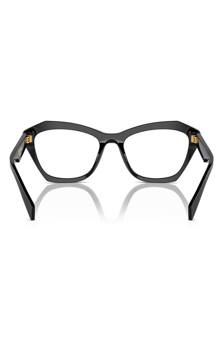 Prada 54mm Butterfly Optical Glasses, Alternate, color, 