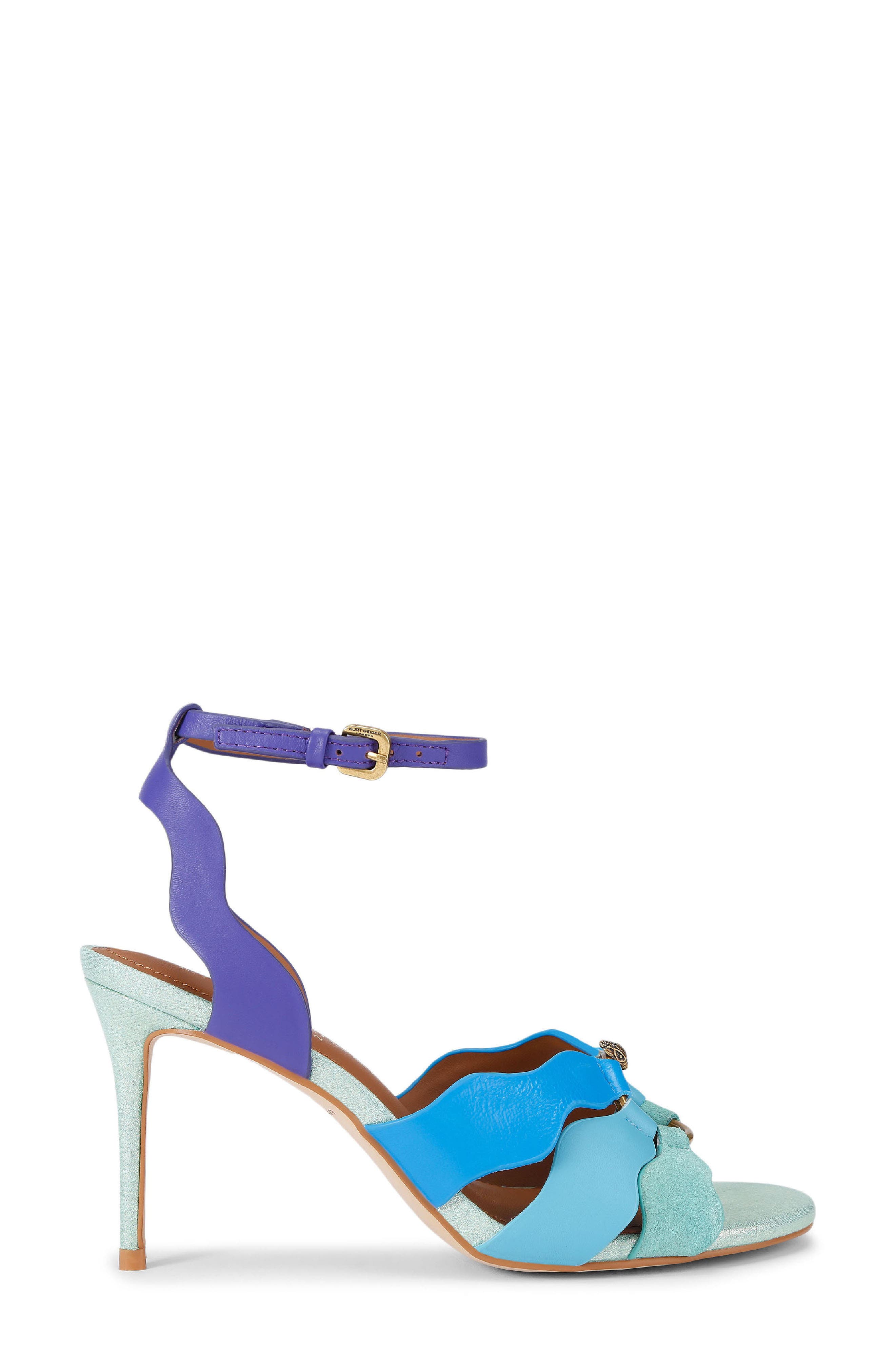 Kurt Geiger London Sun Wave Ankle Strap Sandal, Main, color, 