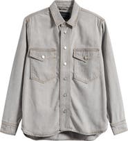 AllSaints Albin Denim Button-Up Shirt