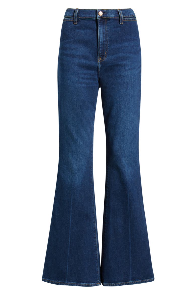 Sunset High Waist Flare Jeans, Alternate, color, MAGIC HOUR