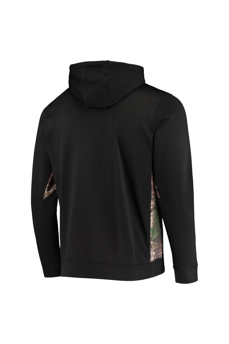 Men's Dunbrooke Black/Realtree Camo New England Patriots Decoy Tech Fleece Full-Zip Hoodie, Alternate, color, Black