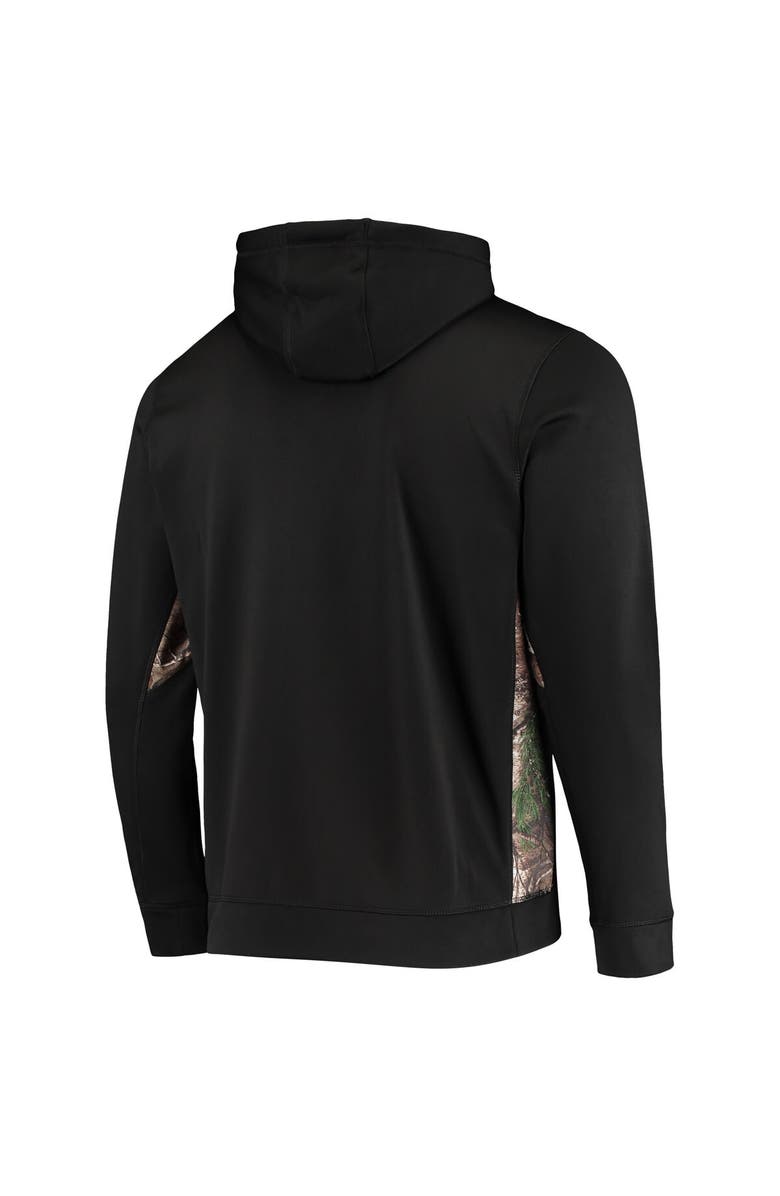DUNBROOKE Men's Dunbrooke Black/Realtree Camo New England Patriots Decoy Tech Fleece Full-Zip Hoodie, Alternate, color, Black