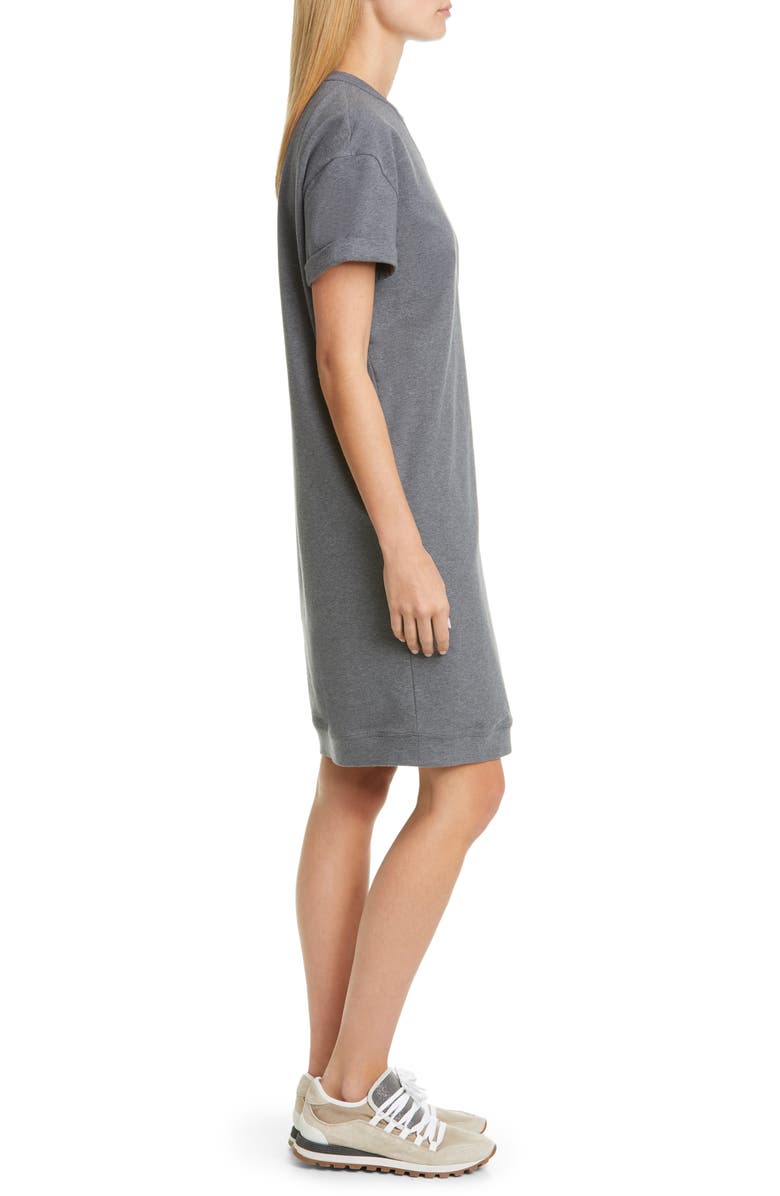Brunello Cucinelli Brunello Cucinello Monili Detail Sweatshirt Dress, Alternate, color, 