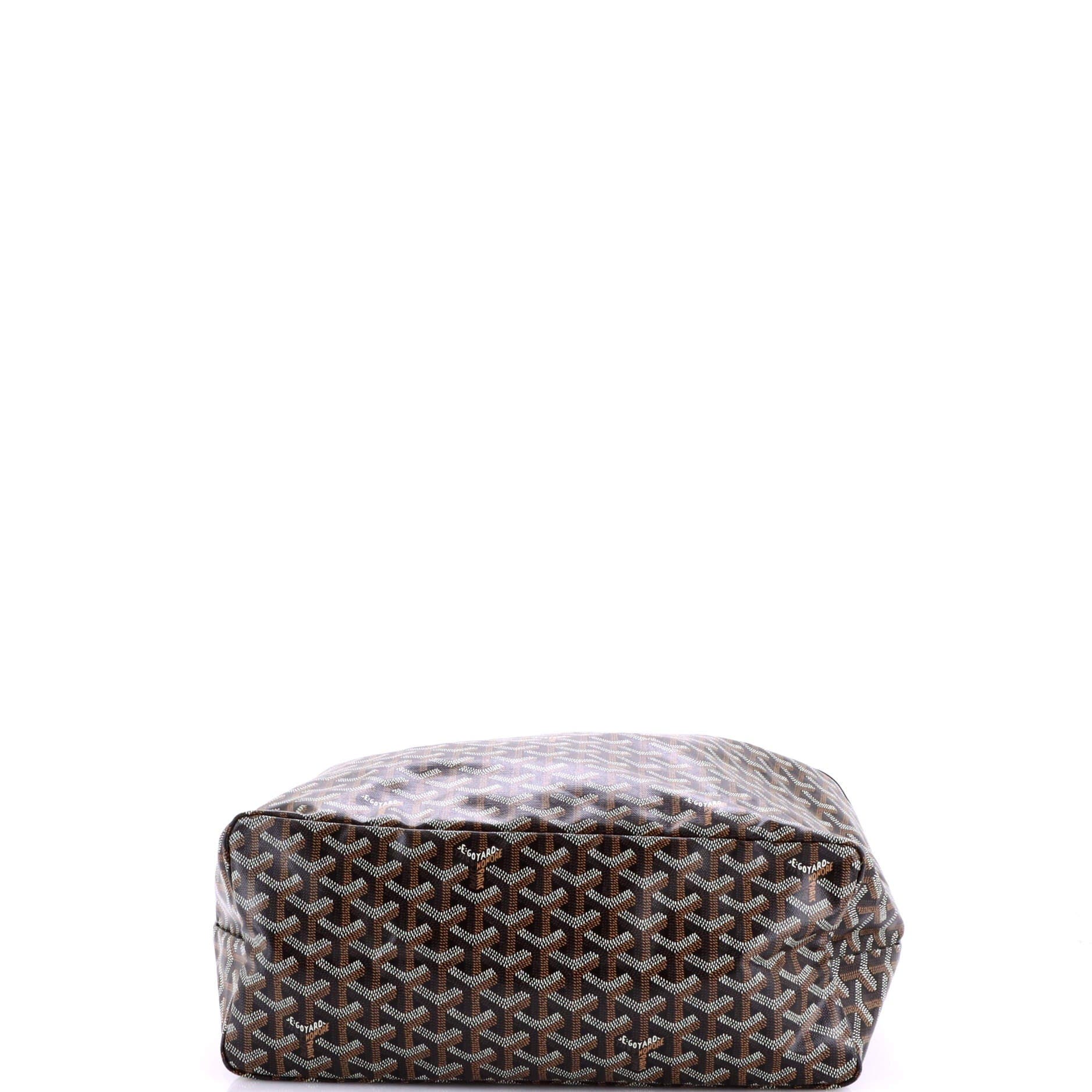 Pre-Owned Goyard Saint Louis Tote Coated Canvas PM, Alternate, color, Black