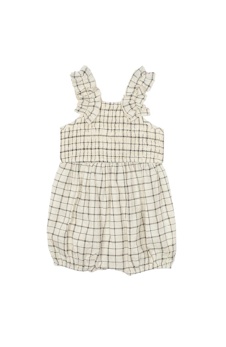 Mabel + Honey Maple Baby SS Romper, Main, color, Ivory