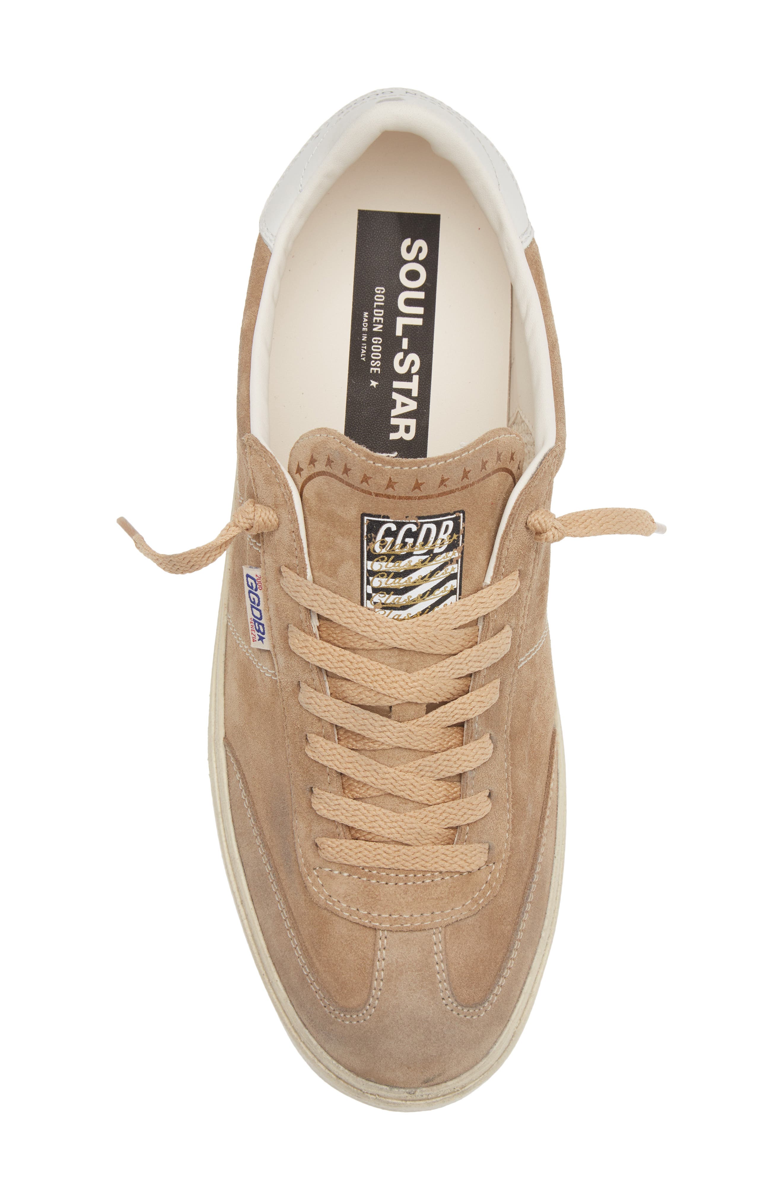 Golden Goose Soul Star Low Top Sneaker, Alternate, color, Tobacco/ White/ Milk