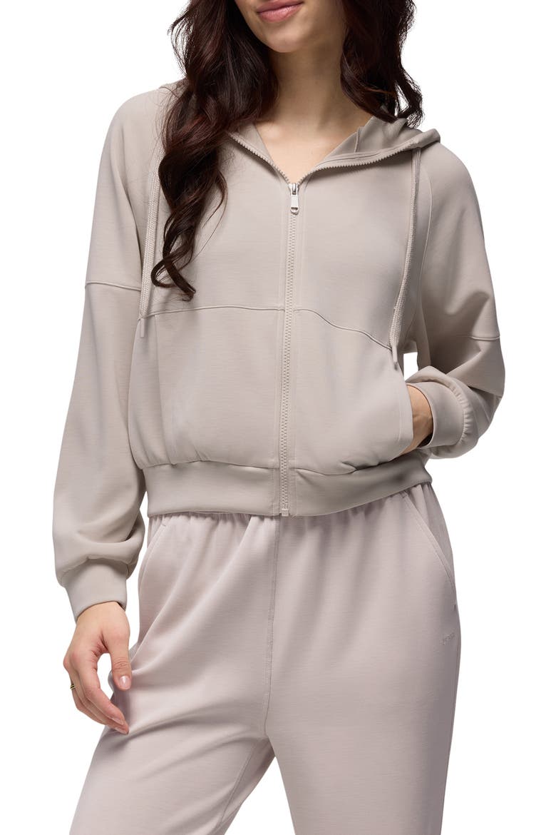 Shea Full Zip Hoodie, Main, color, ALMOND