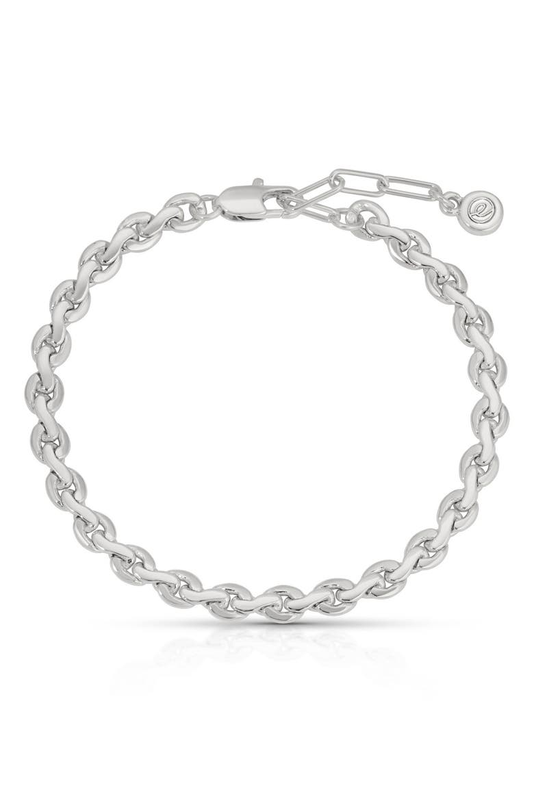 Everyday Chain Link Bracelet, Main, color, SILVER