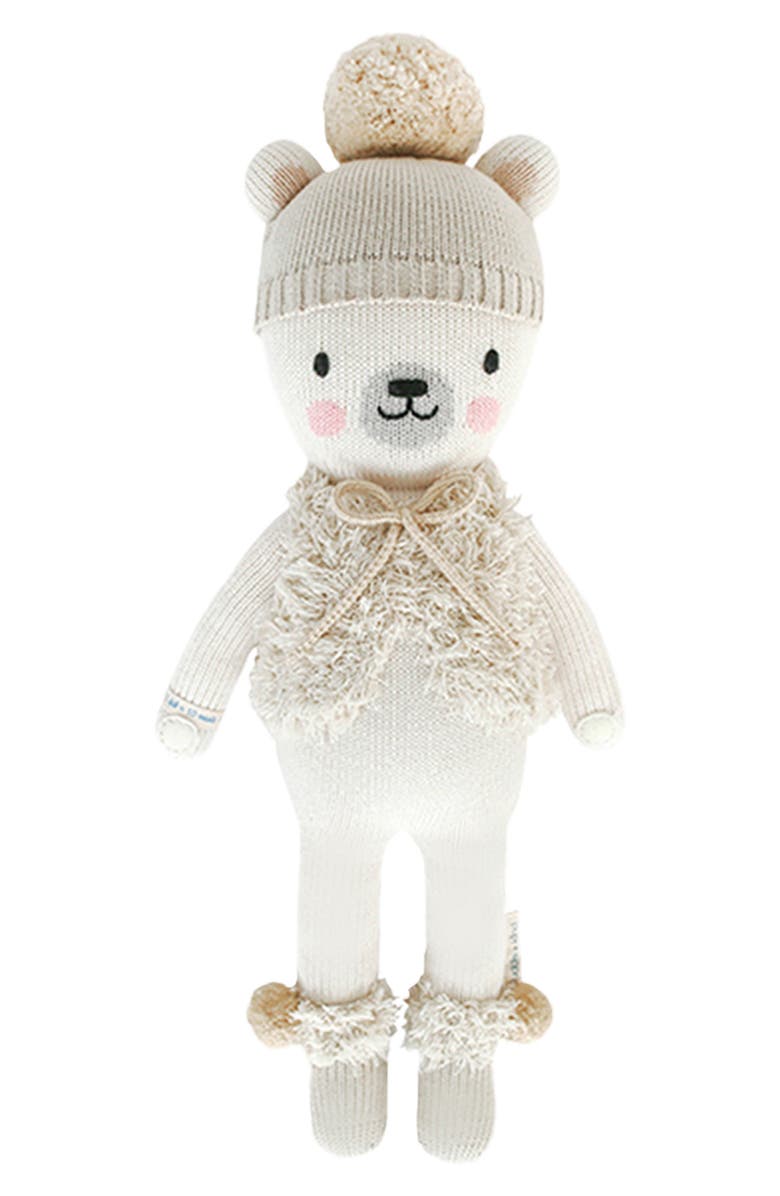 cuddle+kind Stella the Polar Bear Stuffed Animal, Main, color, White