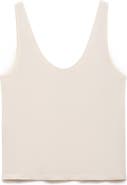 MANGO Scoop Neck Tank Top