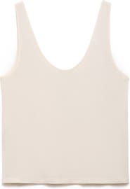 MANGO Scoop Neck Tank Top