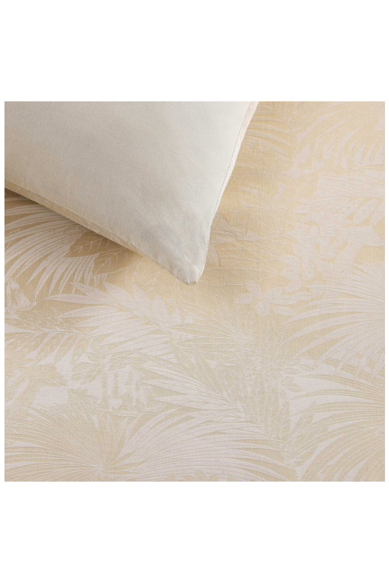 Beachside Blooms Cotton Sateen Comforter & Sham Set, Alternate, color, LIGHT BEIGE