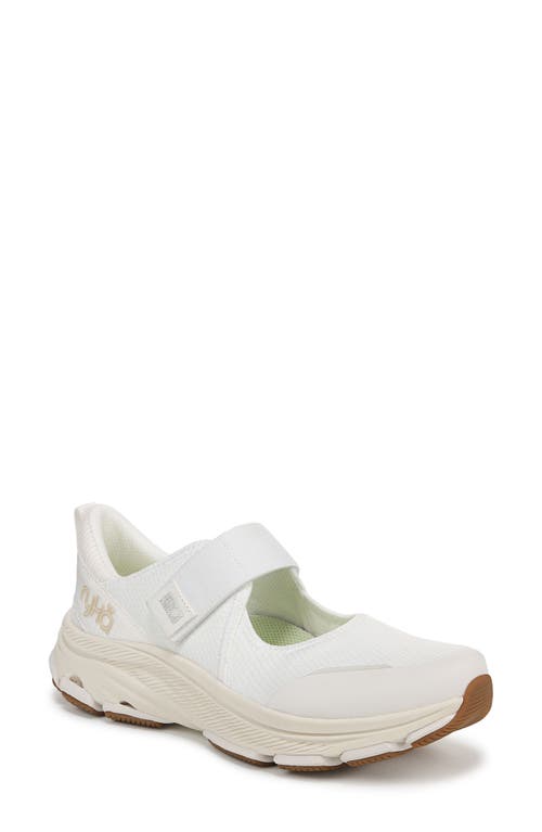 Ryka Women's Devotion Max Mary Jane Walking Sneakers In Brilliant White