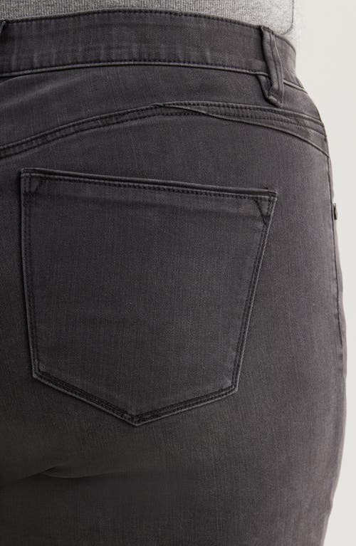 Wit & Wisdom 'ab'solution Out There High Waist Flare Leg Jeans In Black