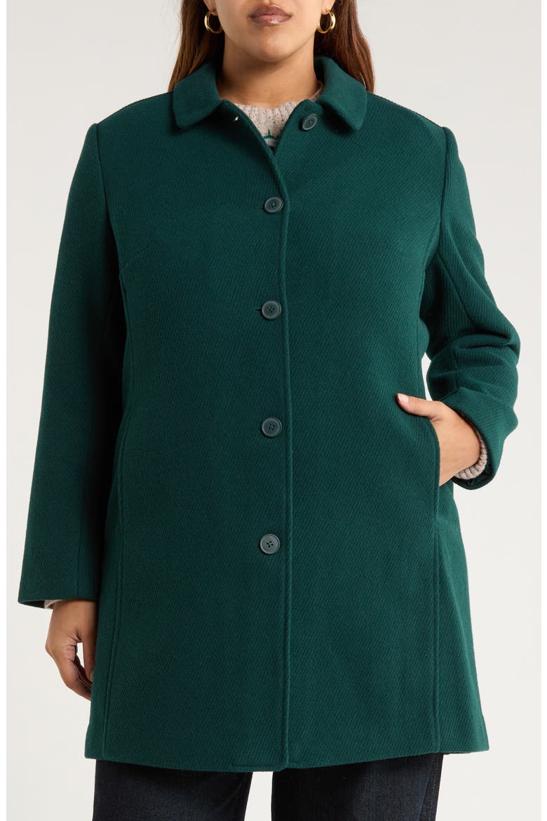 Wood Cabin Coat, Alternate, color, VERTE