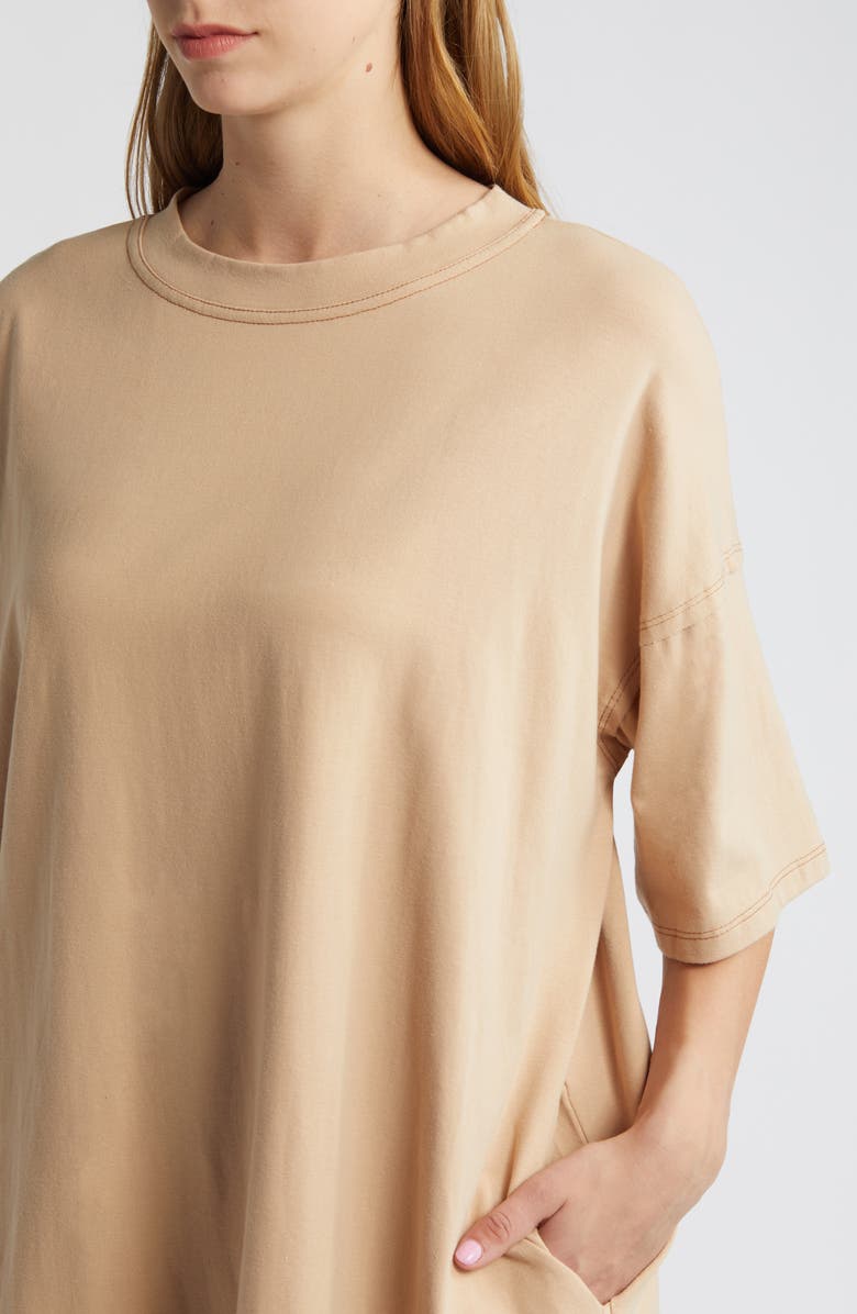 Dressed in Lala Ultimate Stretch Cotton T-Shirt Dress, Alternate, color, 