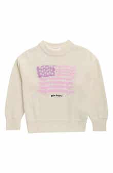 Kids' Palms Flag Knit Crewneck Sweater