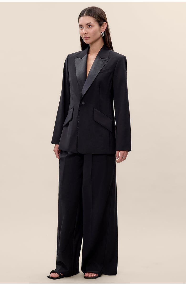 Rebecca Taylor Stevie Blazer, Alternate, color, Black