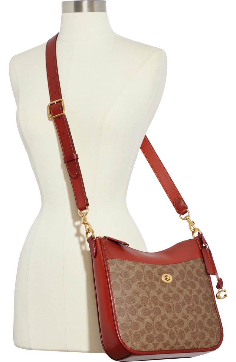 COACH Chaise Signature Coated Canvas Crossbody Bag, Alternate, color,