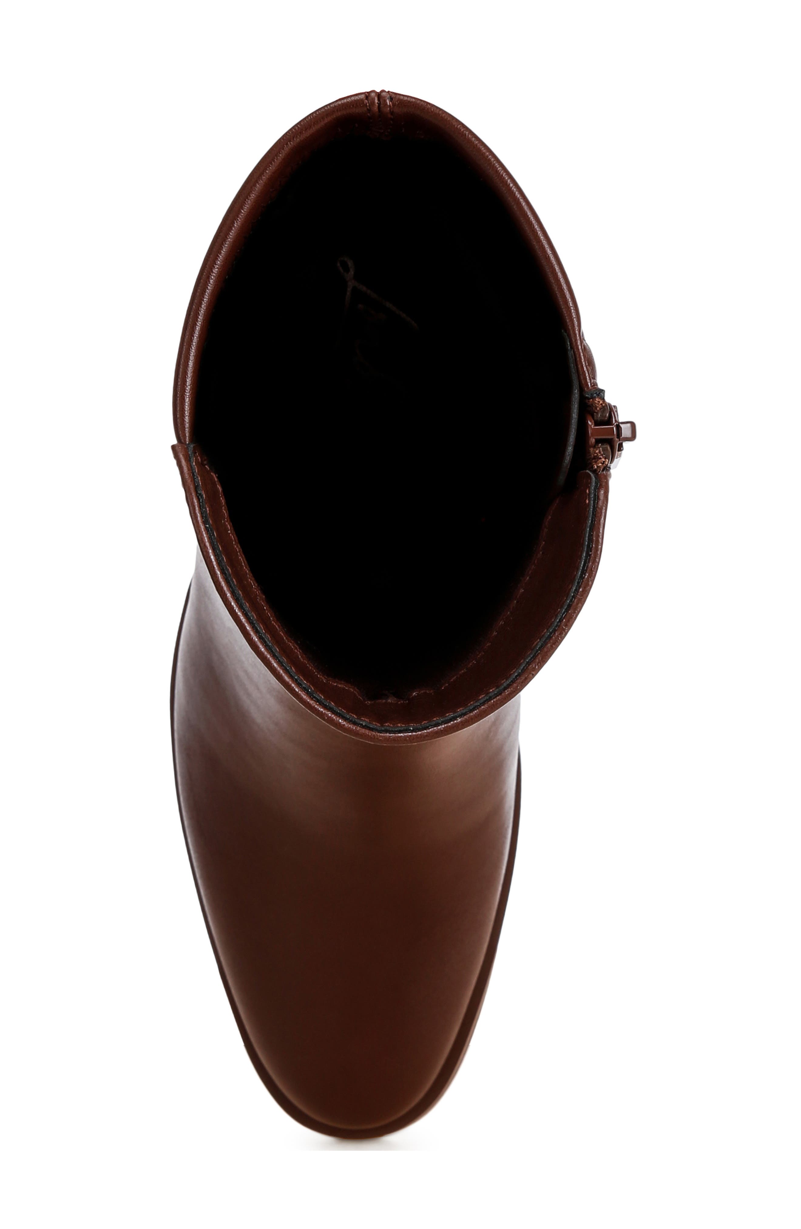 Lucania Leather Boot, Alternate, color, BROWN SMOOTH