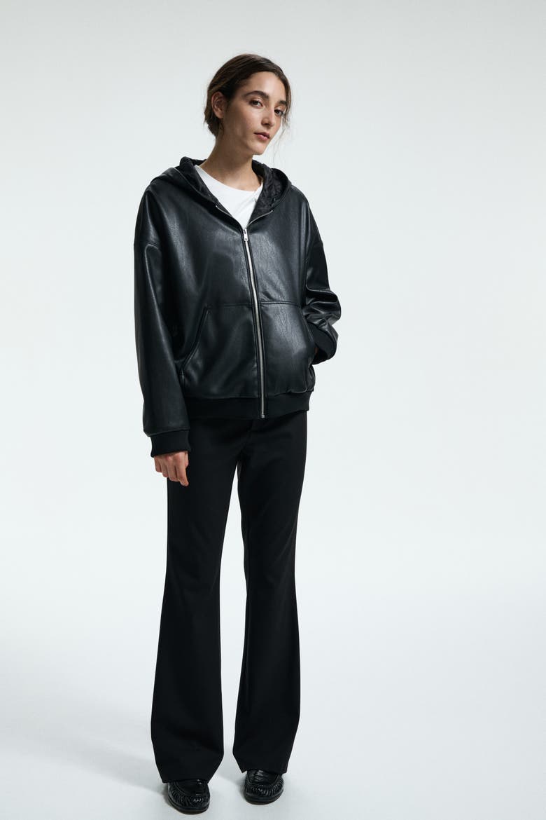 Coated Jacket, Alternate, color, Black