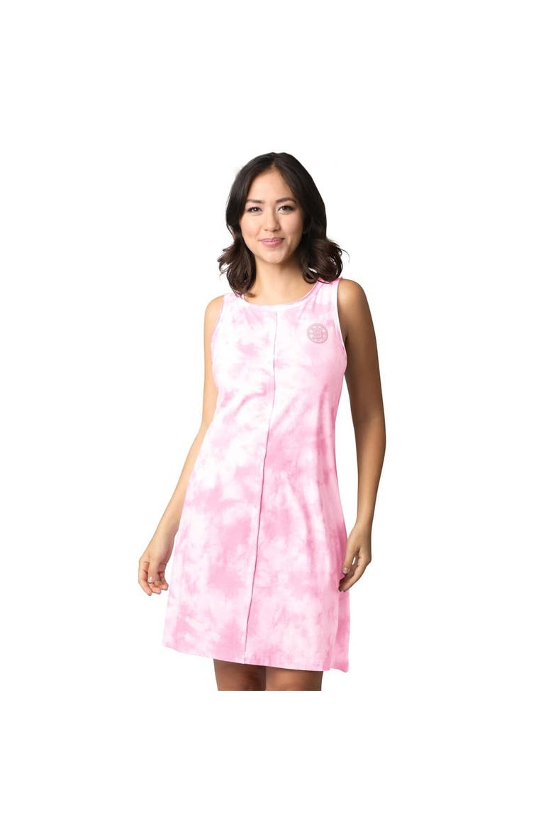 Women's Margaritaville  Pink Boston Bruins Clouds Tie-Dye Dress, Alternate, color, Pink
