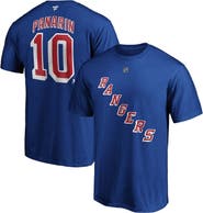 FANATICS Men's Fanatics Branded Artemi Panarin Blue New York Rangers Player Authentic Stack Name & Number T-Shirt